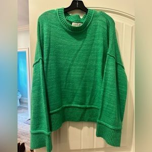 Kelly green sweater